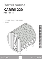 Harvia KAMMI 220 Assembly Instructions Manual