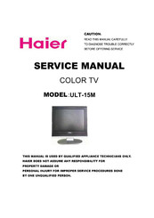 Haier ULT-15M Service Manual