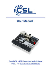 CSL 300052 User Manual