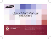 Samsung ST71 Quick Start Manual