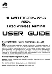 Huawei ETS2052+ User Manual