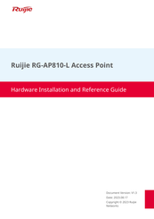 Ruijie Networks RG-AP810-L Hardware  Installation And Reference Manual