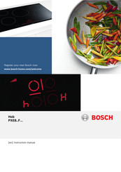 Bosch PXE8 F Series Instruction Manual