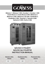 Goddess Santorini 3 ION Instruction Manual