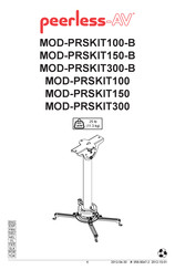 peerless-AV MOD-PRSKIT100-B Instructions Manual