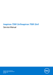 Dell Inspiron 7391 2n1 Service Manual