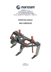 Mandam MGX 2200 Operating Manual