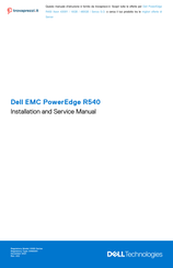 Dell EMC PowerEdge R540 Installation And Service Manual