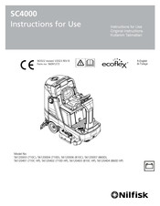 Nilfisk-Advance SC4000 Instructions For Use Manual