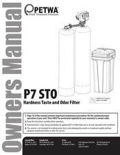Petwa P7 STO Owner's Manual