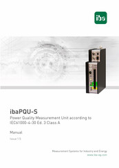 IBA ibaPQU-S Manual