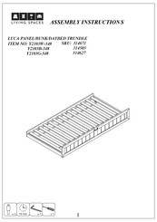 Living Spaces LUCA Y2103B-343 Assembly Instructions Manual