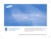 Samsung ES20 Quick Start Manual