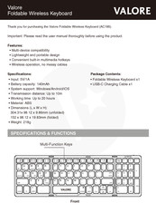 Valore AC195 Instruction Manual