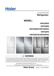Haier HRF520BS Manual