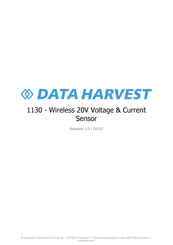 Data Harvest 1130 Manual
