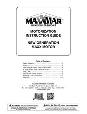 MaxxMar HWM-10 Installation, Operation & Programming Instructions
