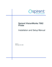 Spirent VisionWorks 7562 Installation And Setup Manual