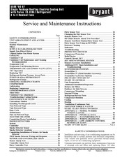 Bryant SM559K-4-7-02 Service And Maintenance Instructions