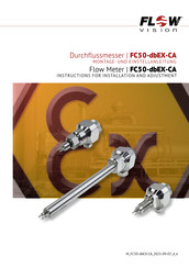 Flow vision FC50-dbEX-CA Manual