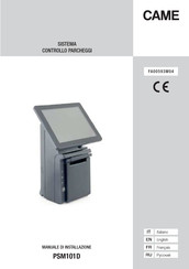 CAME PSM101D Installation Manual