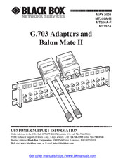 Black Box MT256A-F Manual