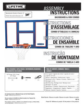Lifetime 90718 Assembly Instructions Manual