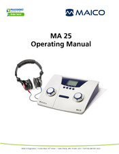 Maico MA 25 Operating Manual