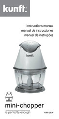 Kunft KMC-2536 Instruction Manual