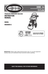 Simpson MegaShot MS60809-S Instruction Manual
