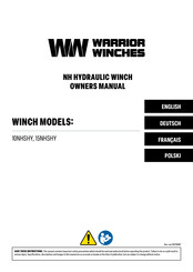 Warrior Winches 10NHSHY Owner's Manual