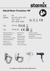 Starmix TFC Operating Instructions Manual