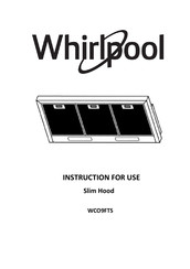 Whirlpool WCO9FTS Instructions For Use Manual