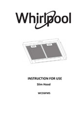 Whirlpool WCO6FMS Instructions For Use Manual