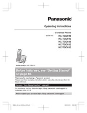 Panasonic KX-TGD813 Operating Instructions Manual