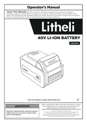 Litheli U1BY20110 Operator's Manual