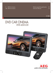 AEG DVD 4552 LCD Instruction Manual