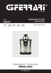 TREVIDEA G3 FERRARI RIBERA INOX User Manual