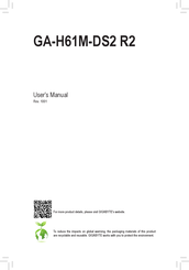 Gigabyte GA-H61M-DS2 R2 User Manual