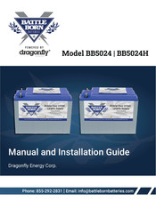 Dragonfly Energy BB5024 User Manual & Installation Manual