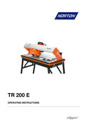 Norton clipper TR 200 E Operating Instructions Manual