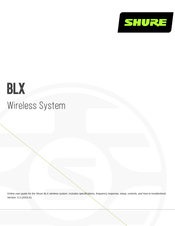 Shure BLX Series Manual