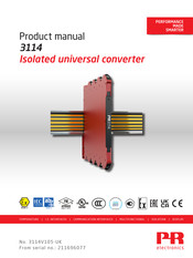 Pr Electronics 3114 Product Manual