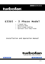 Turbofan E33D5/2 Installation And Operation Manual