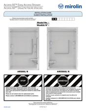 Mirolin ACCESS 66 ARS66L/R Installation Manual