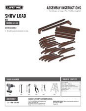 Lifetime 60144 Assembly Instructions Manual
