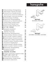 Hans Grohe Metropol 74515 Series Instructions For Use/Assembly Instructions