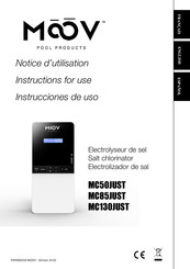 MOOV MC85JUST Instructions For Use Manual