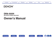 Denon DRA-900H Owner's Manual