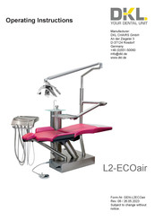 DKL L2-ECOair Operating Instructions Manual